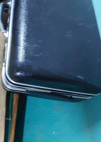 Siyah Vintage Şifreli Tokalı Erkek Valiz - Görsel 6