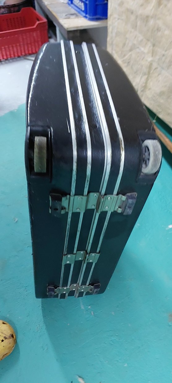 Siyah Vintage Şifreli Tokalı Erkek Valiz - Görsel 5