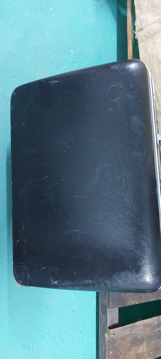 Siyah Vintage Şifreli Tokalı Erkek Valiz - Görsel 4