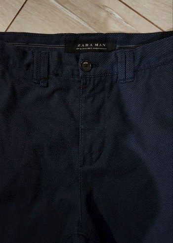 Erkek Lacivert Denim Rahat Kesim Pantolon - Görsel 3