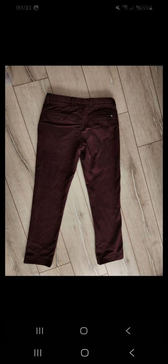 Bordo Erkek Sarar Marka Pantolon - Görsel 2