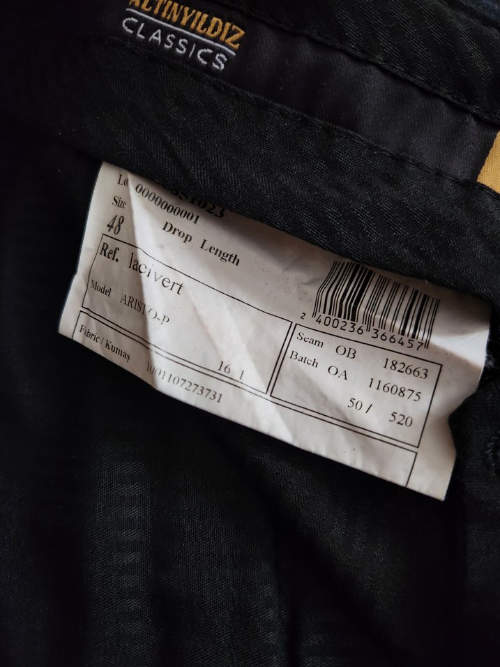 Siyah Erkek Pantolon - Görsel 5