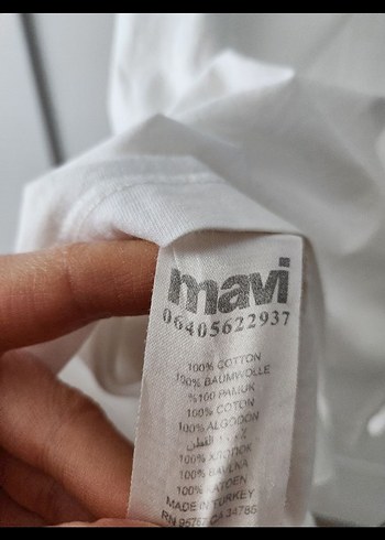 Erkek Beyaz Pamuklu Polo Tişört - Görsel 3