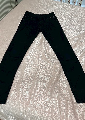 Mavi erkek Siyah Regular Fit Midi Kot Pantolon