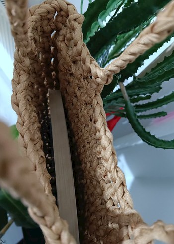 Penye İp File Veronika Kadın Çanta - Görsel 4