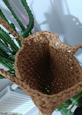 Penye İp File Veronika Kadın Çanta - Görsel 3