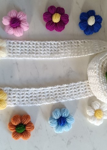 Beyaz Skiny Atkı - Görsel 3