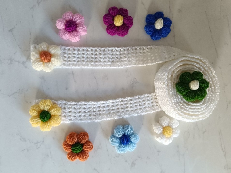 Beyaz Skiny Atkı - Görsel 3