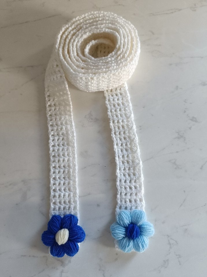 Beyaz Skiny Atkı - Görsel 2