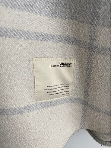 l Beden pull & bear oduncu gömlek