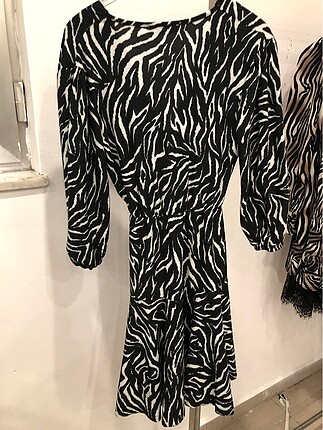 Diğer Zebra yumoş kısa elbise