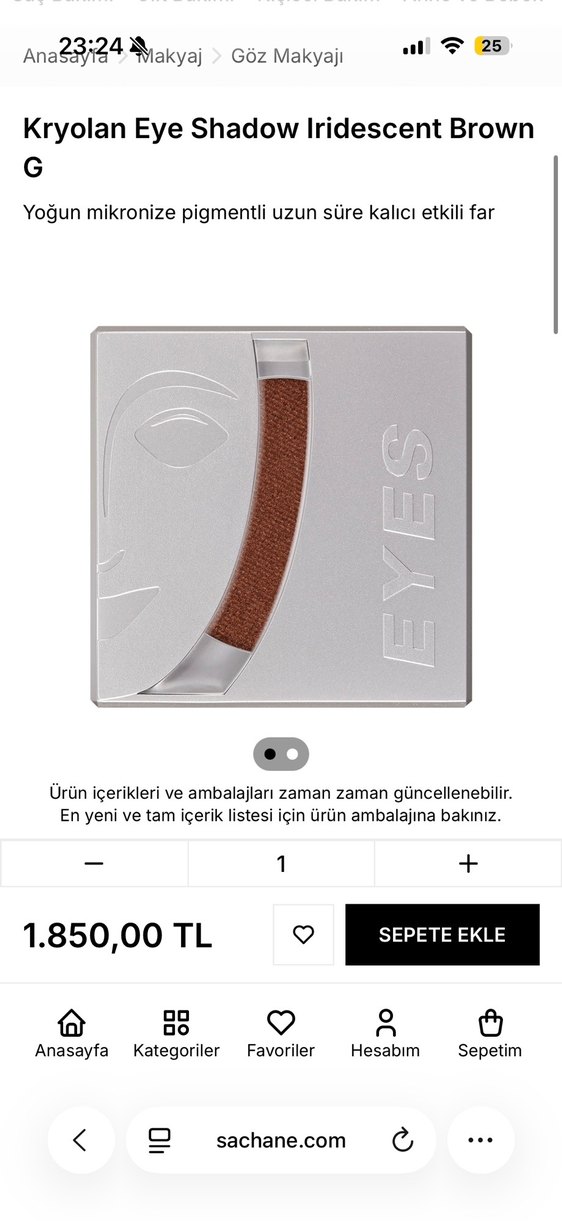 KRYOLAN KAHVERENGİ FAR - Görsel 2