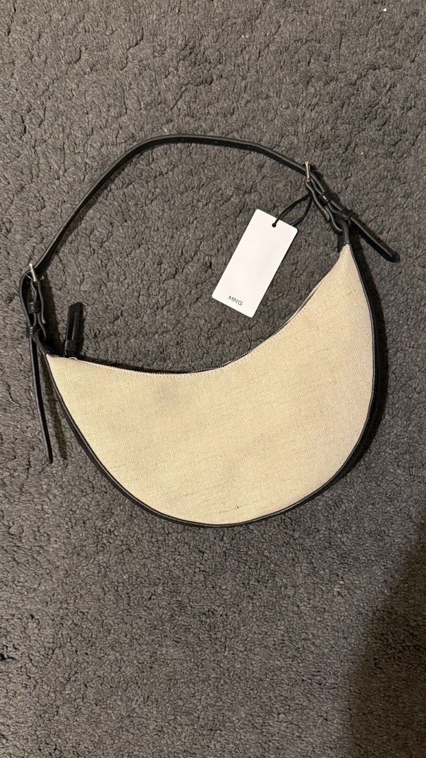 Mango mini oval çanta - Görsel 2