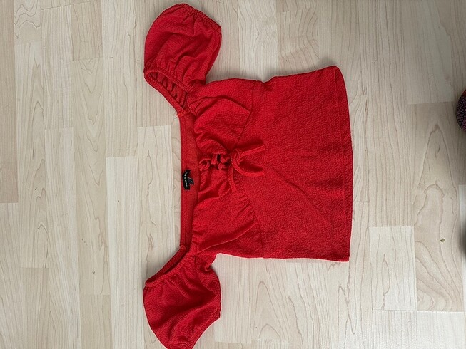 Kırmızı bluz - Görsel 3