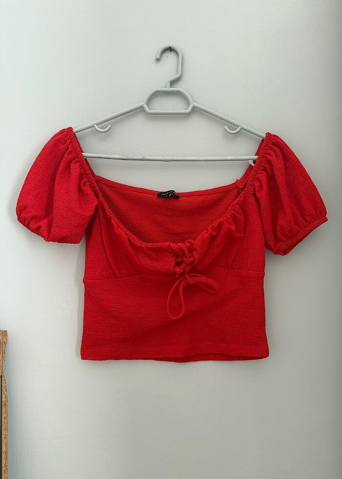 Kırmızı bluz - Görsel 2