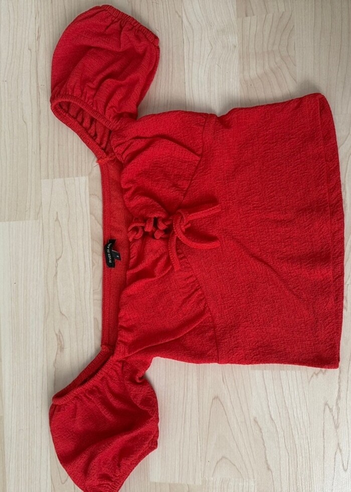 Kırmızı bluz - Görsel 3