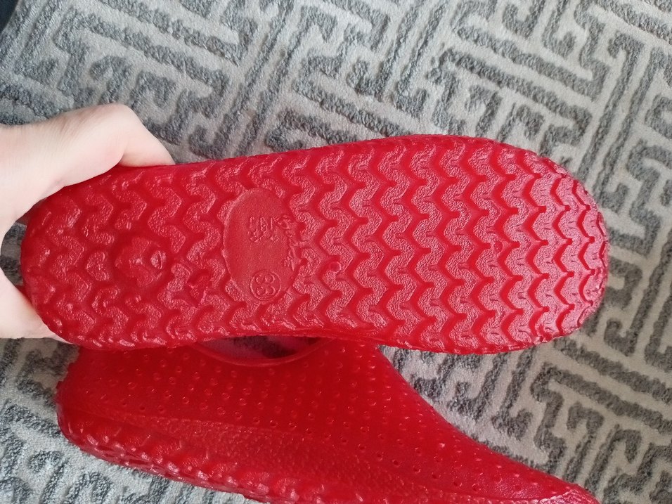 Kırmızı lastik çocuk deniz ayakkabısı - Görsel 3