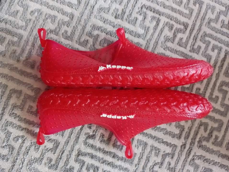 Kırmızı lastik çocuk deniz ayakkabısı - Görsel 4