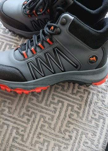Gri Bağcıklı Erkek Outdoor Ayakkabısı - Görsel 4