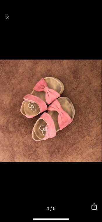 19 Beden pembe Renk H&M çocuk sandalet