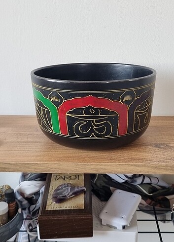 Beden Renk 7 çakra dengeleme 22 cm çanak