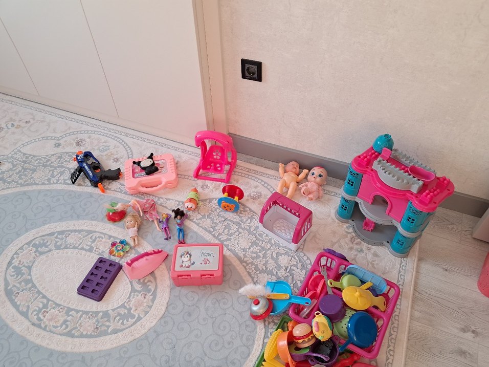 Renkli Pembe Oyuncak Seti - Görsel 4