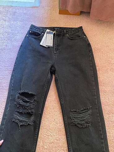 Yırtık mom jean