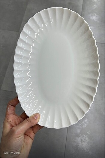 Kütahya Porselen 28 cm Kayık Tabak