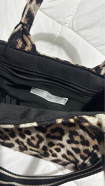 H&M Leopar tote çanta - Görsel 3