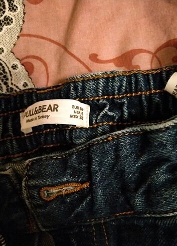 38 Beden mavi Renk Pull and bear pantolon