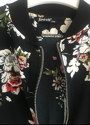 Topshop Çiçekli bomber ceket