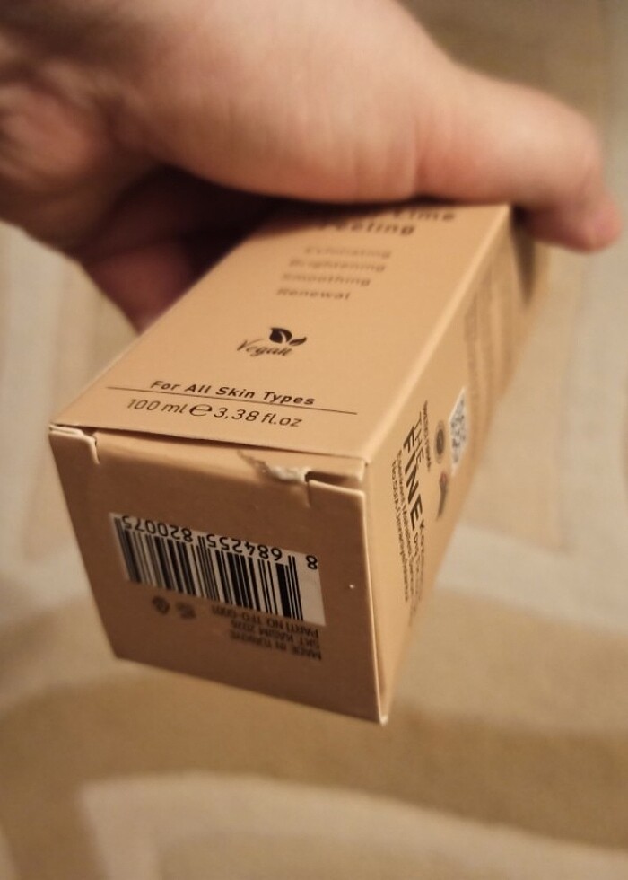 Bayan peeling kremi Fine Organics  - Görsel 2