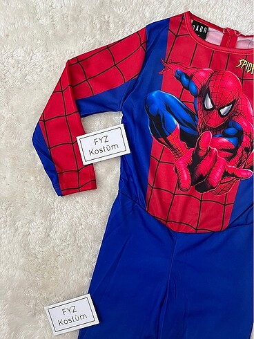 5 Yaş Beden Spiderman Kostümü