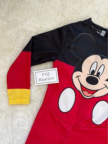 7 Yaş Beden Mickey Mouse Kostümü