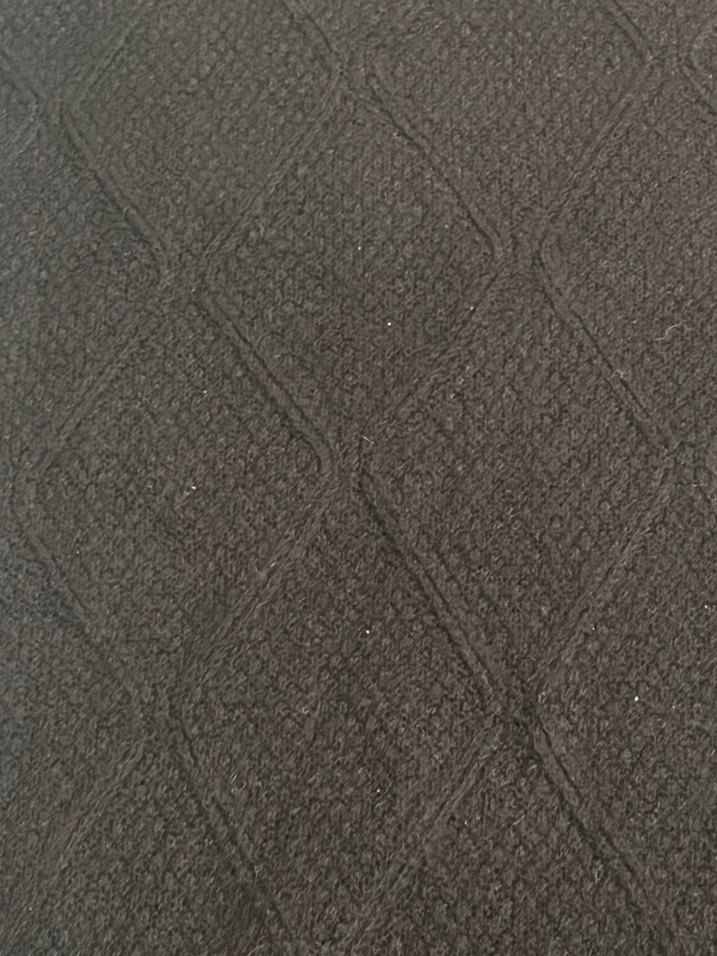 Siyah  Boğazlı Kadın Triko Kazak - Görsel 2