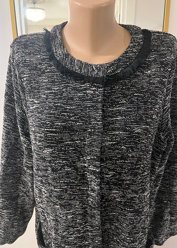 Gri Uzun Örme Kadın Elbise - Görsel 2