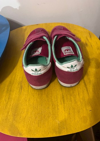 Kız Çocuk Kırmızı Cırt Cırtlı Spor Ayakkabı - Görsel 3