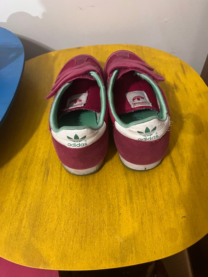 Kız Çocuk Kırmızı Cırt Cırtlı Spor Ayakkabı - Görsel 3