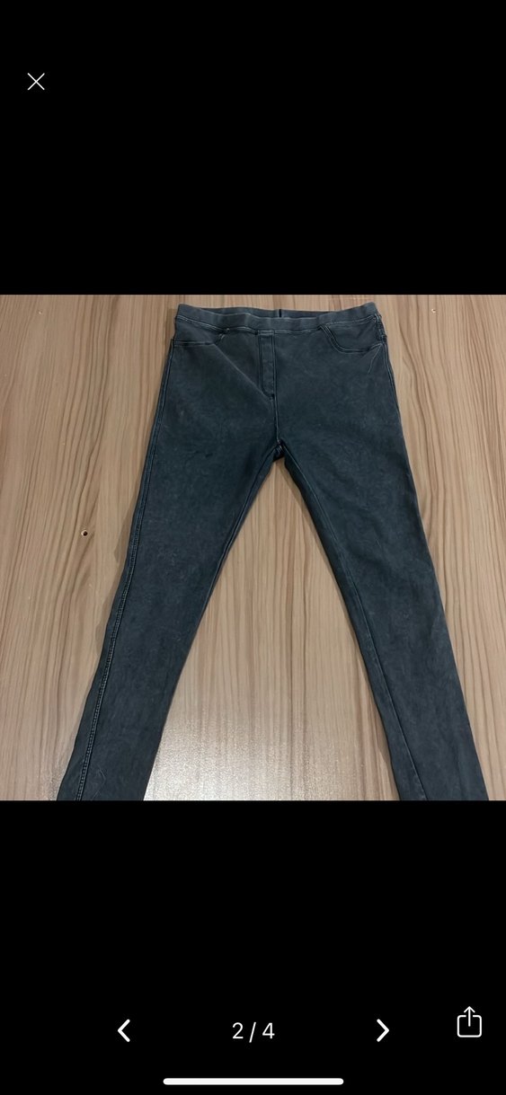 Gri çocuk Skinny Denim Pantolon - Görsel 2