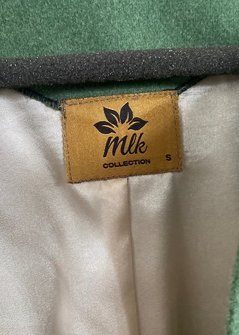 s Beden Düğmeli Yeşil Midi Kadın Yün Ceket