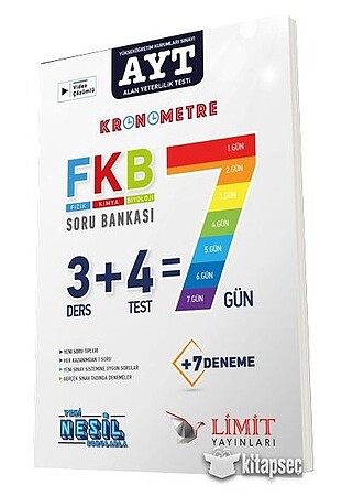 Limit Yayınları AYT FKB Soru Bankası