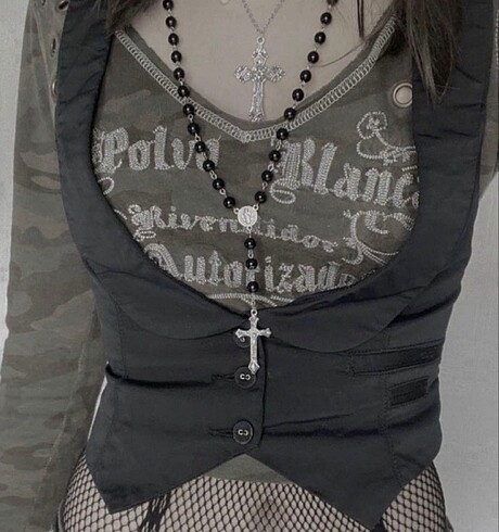 American Vintage Y2K Gothic Kolye