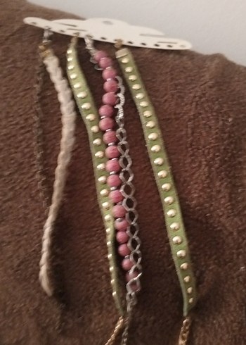 Nakışlı Çok Renkli Zincir Detaylı Kadın El Zinciri - Görsel 2