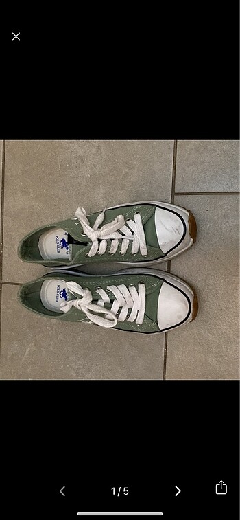 Beverly Hills Polo Yeşil Sneaker