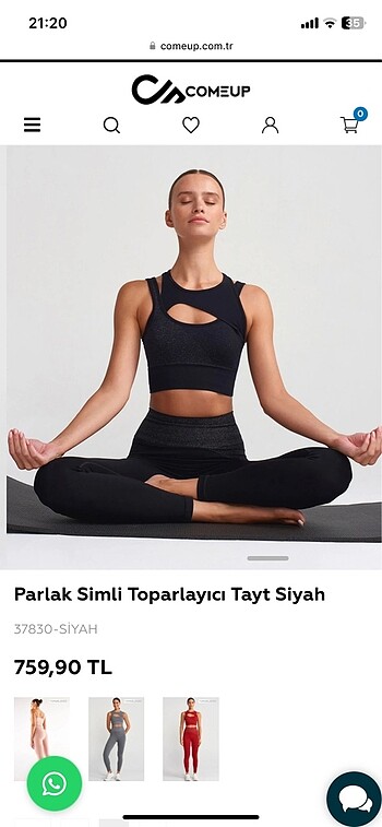 xs Beden siyah Renk Comeup Simli tayt