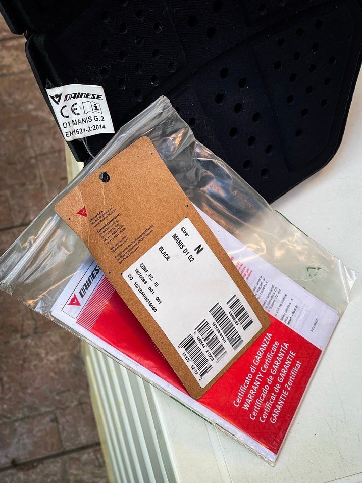 Dainese Manis D1 G2 Sırt Koruma - Görsel 3