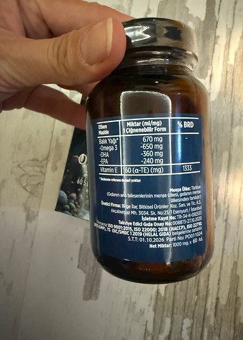 Dr. Phytopharma Omega-3 60 Yumuşak Kapsül - Görsel 3