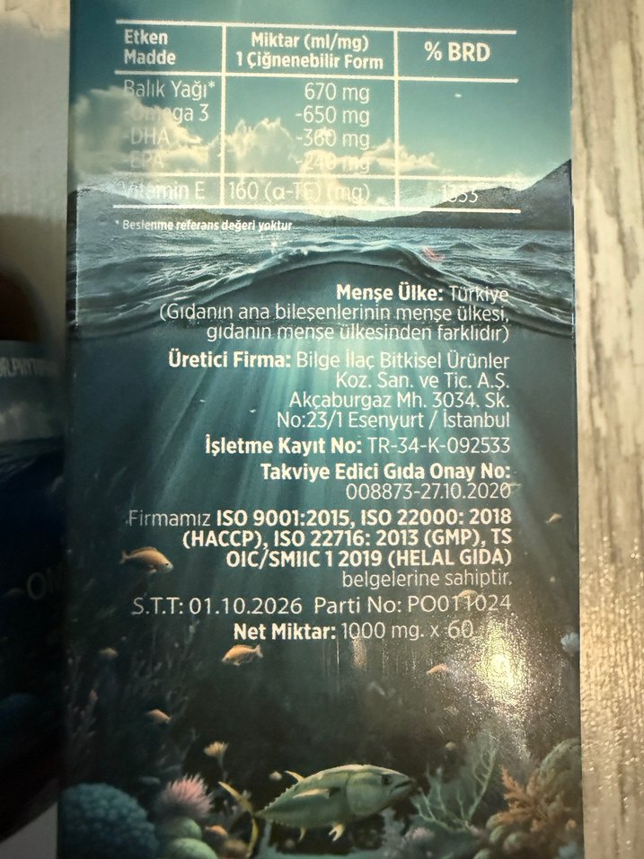 Dr. Phytopharma Omega-3 60 Yumuşak Kapsül - Görsel 4