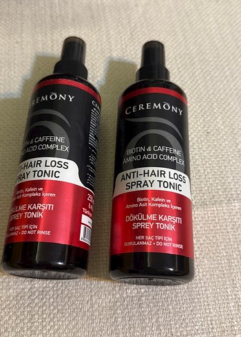 Ceremony Saç Dökülmesine Karşı Sprey Tonik - Görsel 3