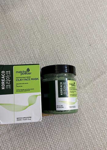 Matcha Özlü Kil Yüz Maskesi 150 ml - Görsel 2